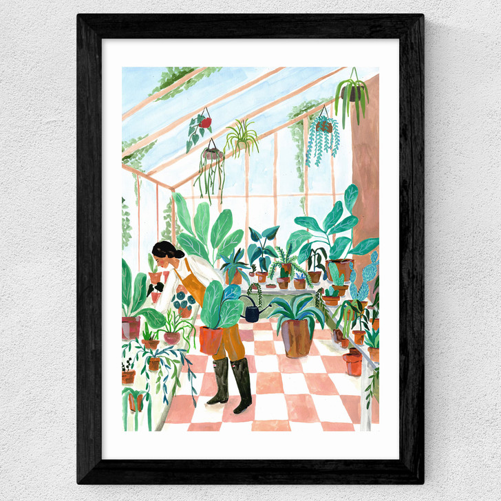Greenhouse Wide Black Frame