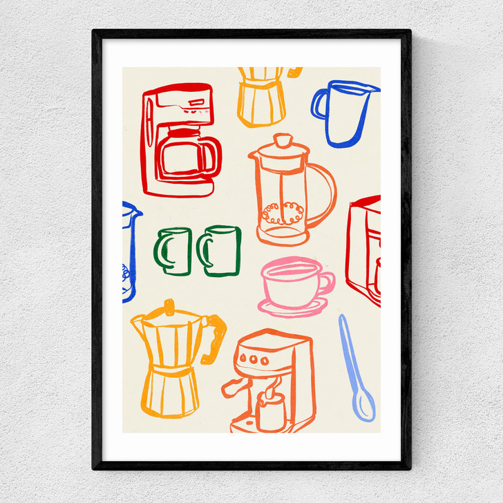 Coffee Makers Narrow Black Frame Coffee Makers Narrow Black Frame