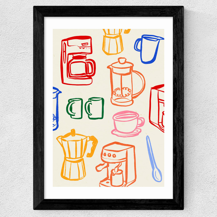 Coffee Makers Wide Black Frame Coffee Makers Wide Black Frame