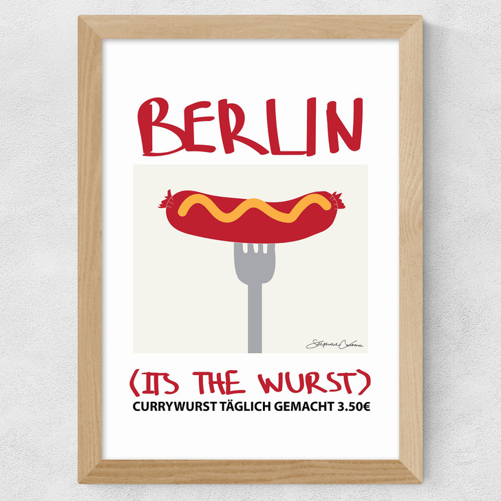 Berlin Wide Oak Frame