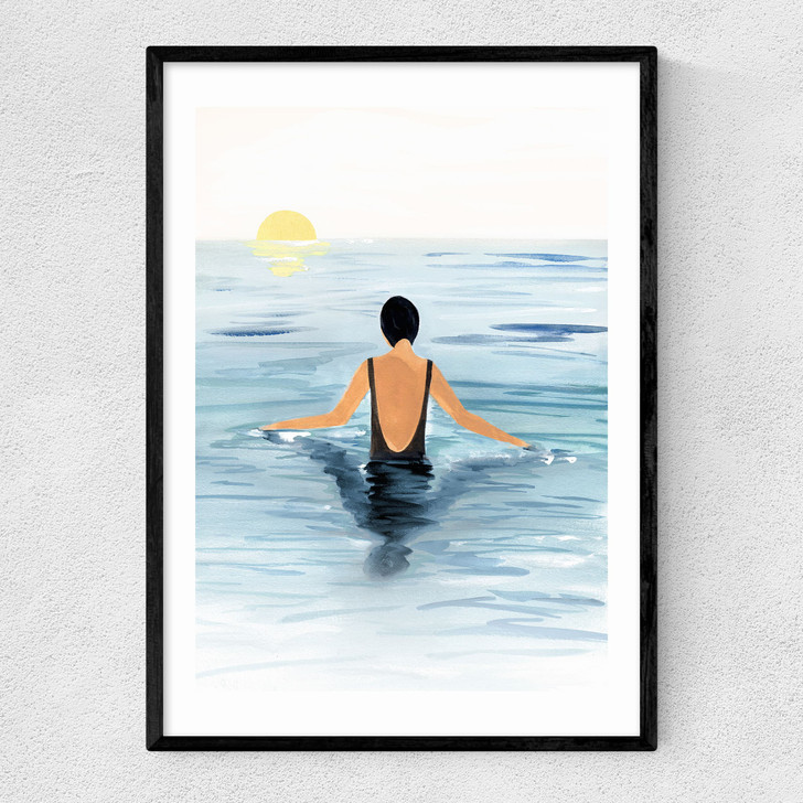 Swimmer Narrow Black Frame