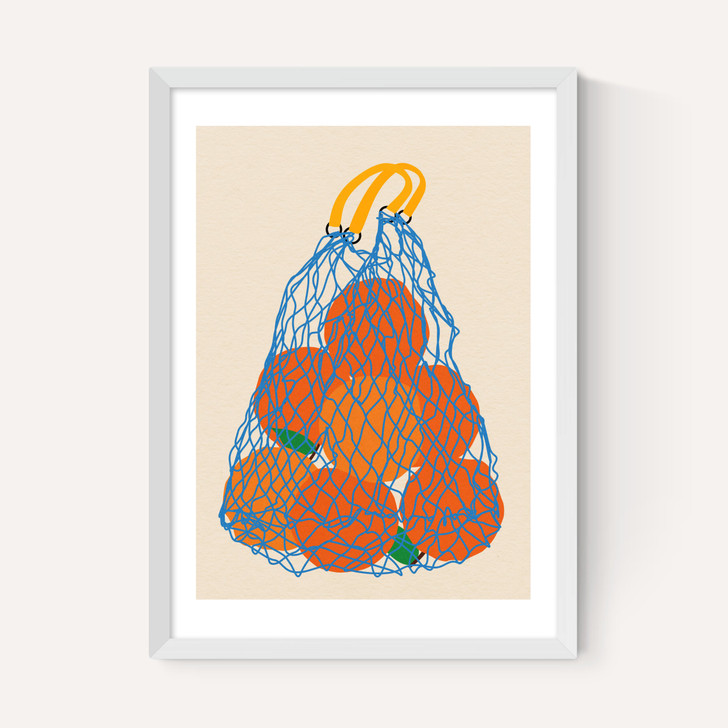 Oranges In a Net Bag