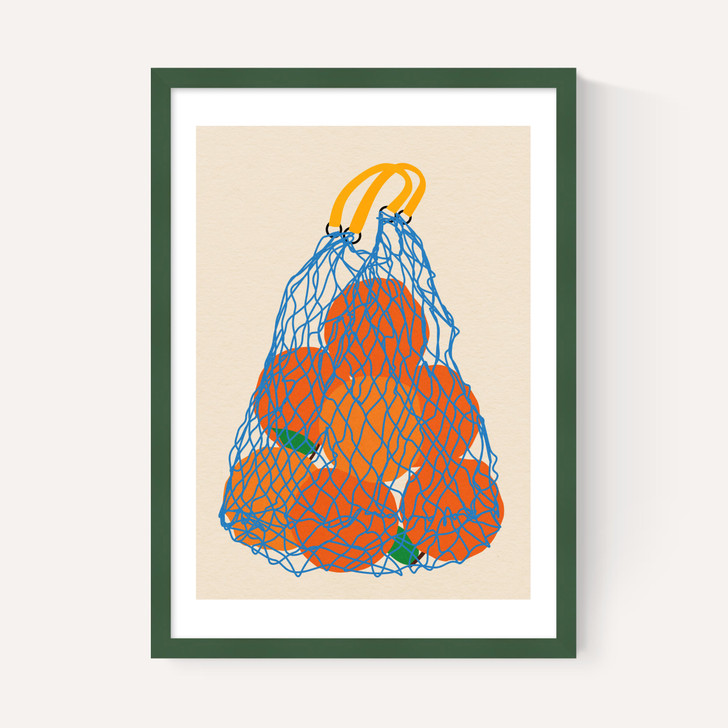 Oranges In a Net Bag
