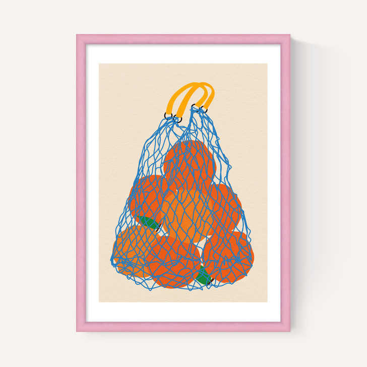 Oranges In a Net Bag