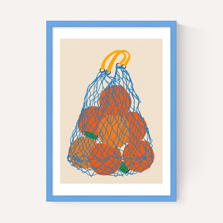 Oranges In a Net Bag