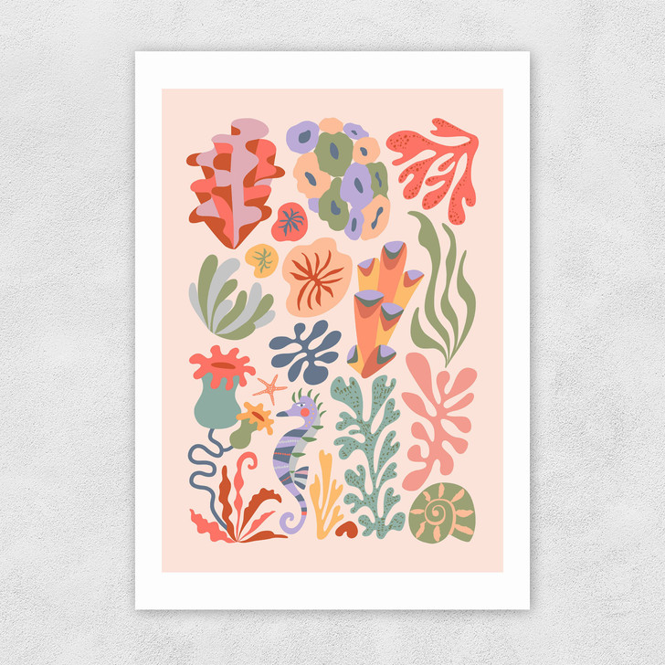 Coral by Rachel Lee Unframed Print
