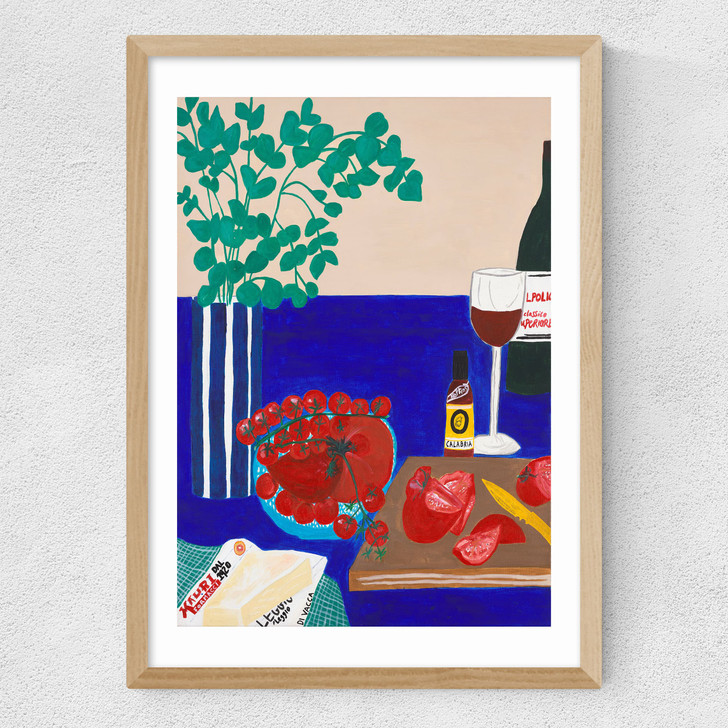 Red Wine Days Medium Oak Frame Red Wine Days Medium Oak Frame