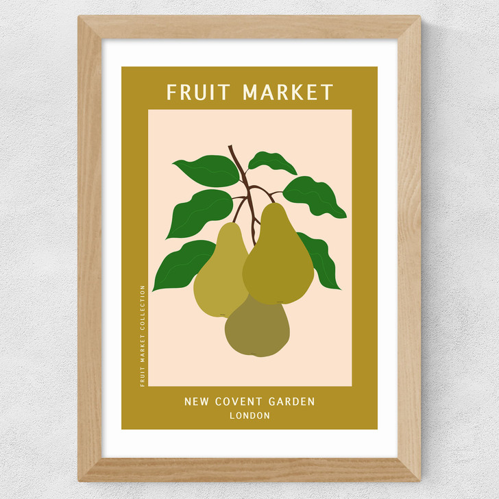 New Covent Garden Farmers Market Wide Oak Frame