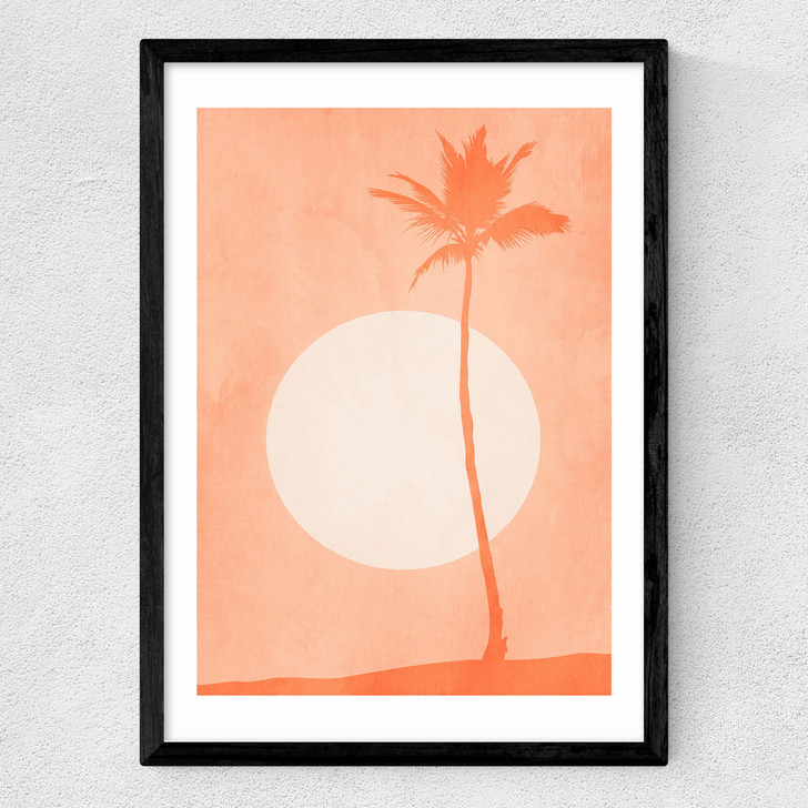 St.Tropez Sunset Medium Black Frame