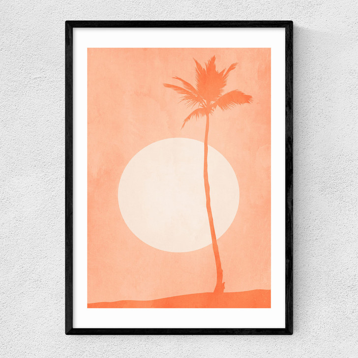 St.Tropez Sunset Narrow Black Frame