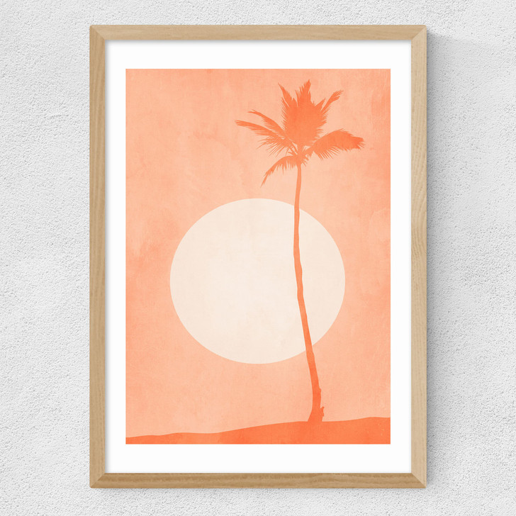 St.Tropez Sunset Medium Oak Frame