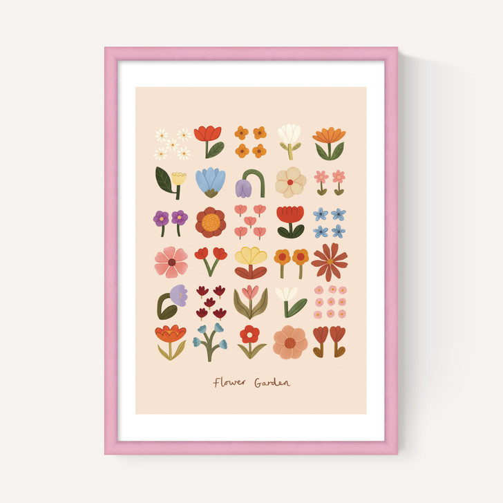 Flower Garden Soft Pink