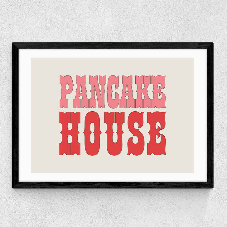 Pancake House Medium Black Frame