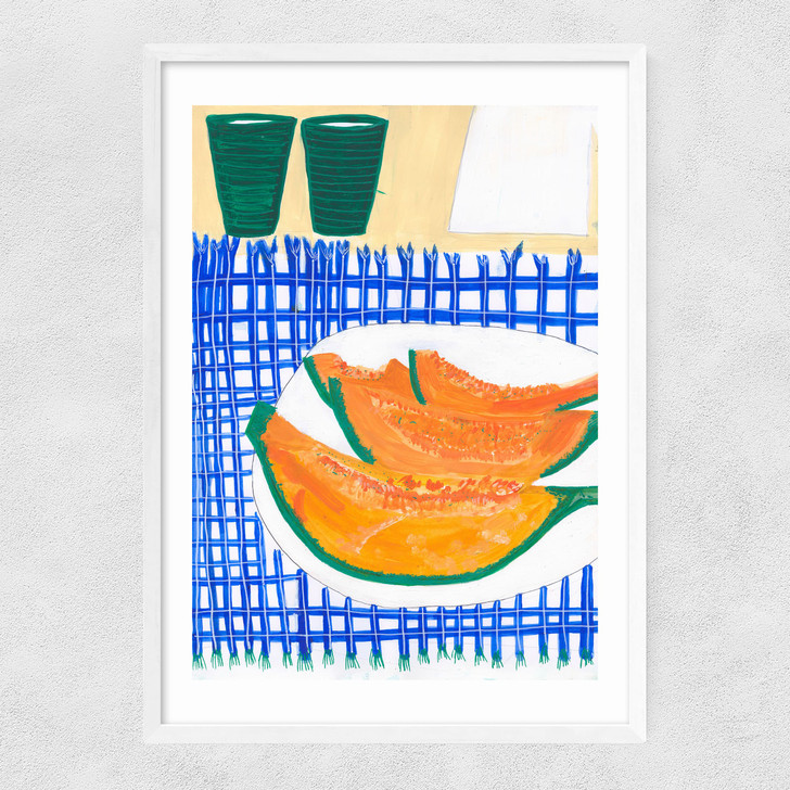 Melone Narrow White Frame