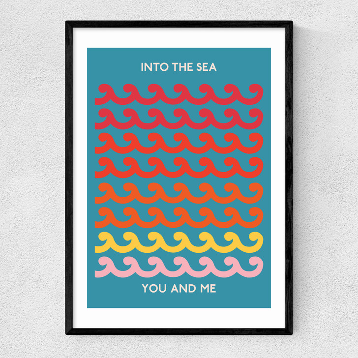 Into The Sea You And Me Narrow Black Frame Into The Sea You And Me Narrow Black Frame