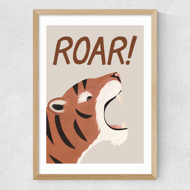Roar Tiger Stone Medium Oak Frame Roar Tiger Stone Medium Oak Frame
