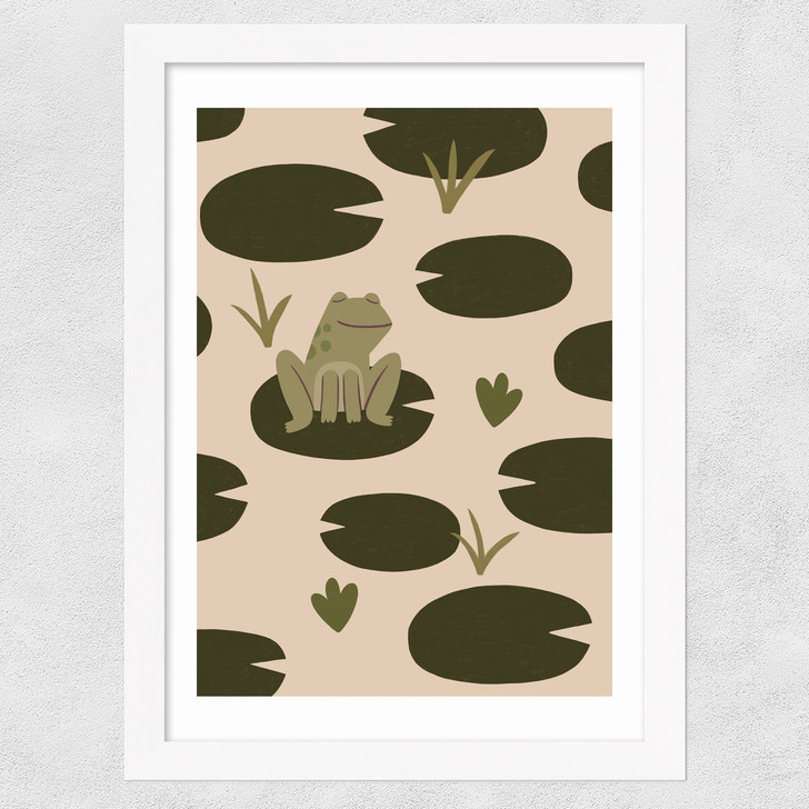 Happy Frog Wide White Frame