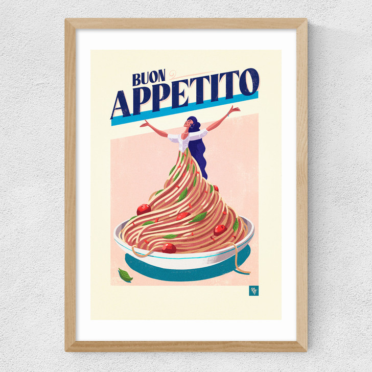 Buon Appettito Medium Oak Frame