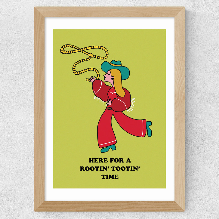 Rootin' Tootin' Wide Oak Frame Rootin' Tootin' Wide Oak Frame