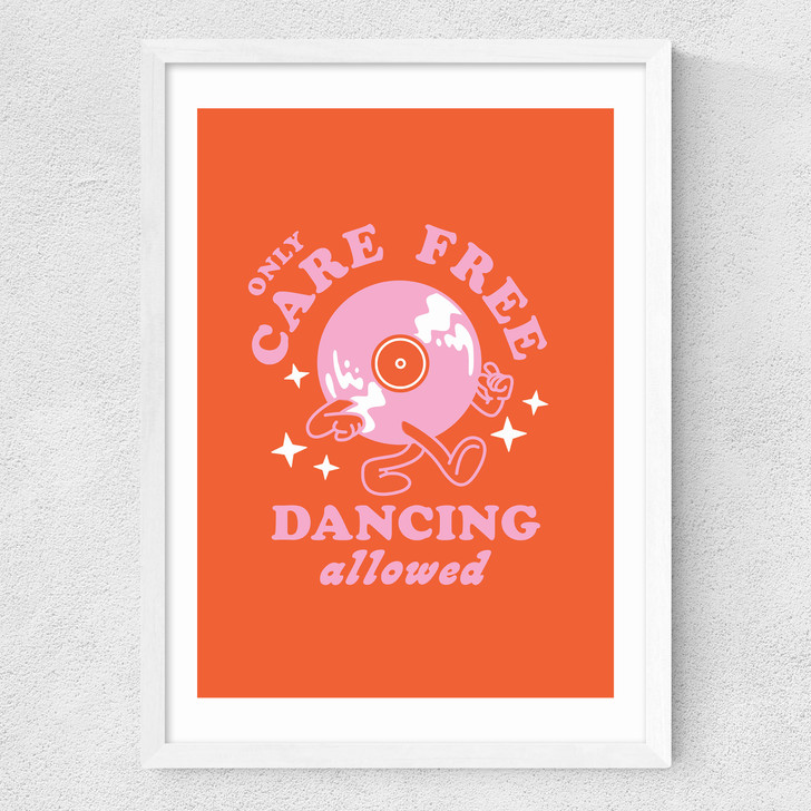 Care Free Medium White Frame