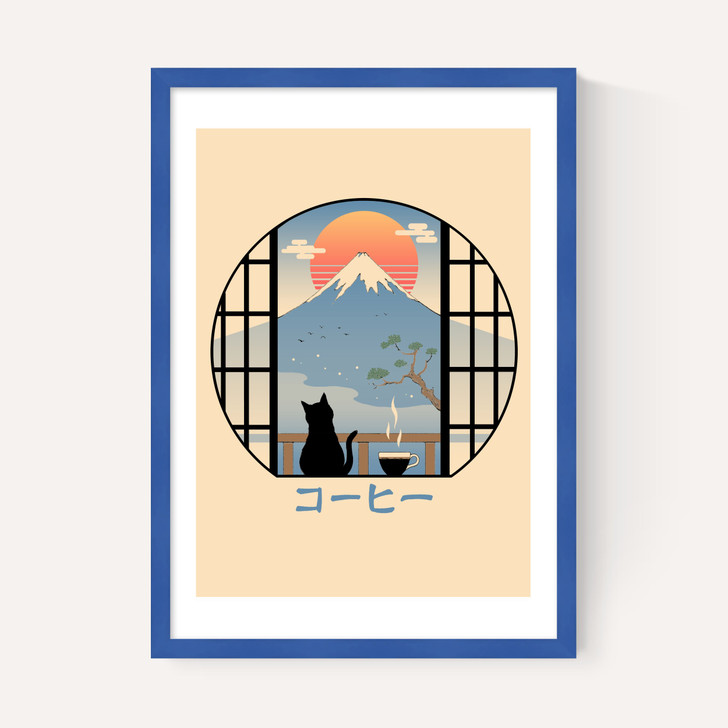 Coffee Cat in Mt Fuji