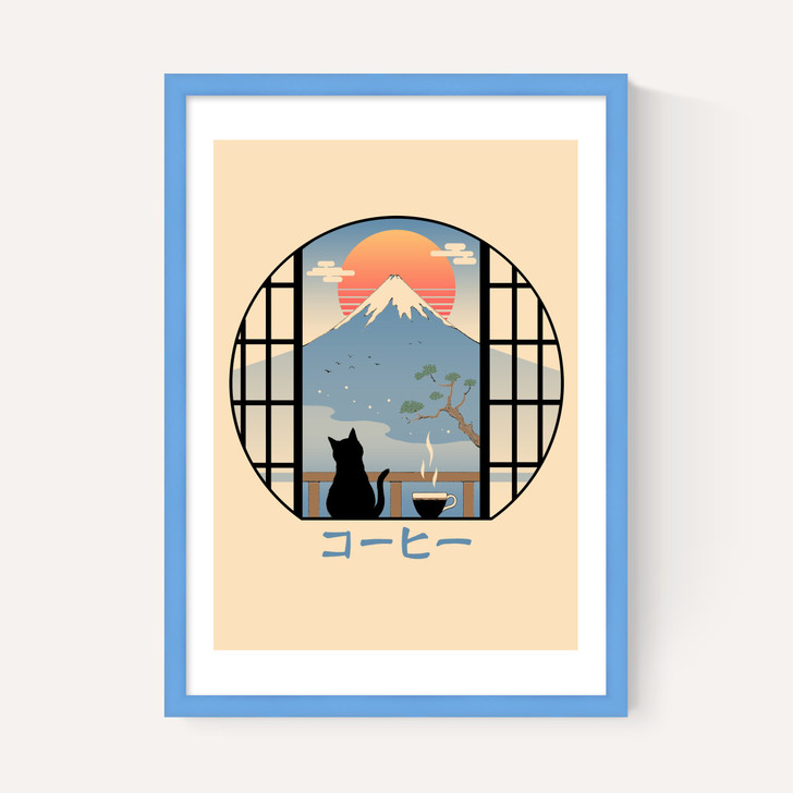 Coffee Cat in Mt Fuji