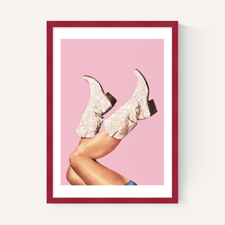These Boots - Glitter Pink