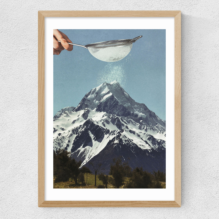 Sifted Summit Medium Oak Frame Sifted Summit Medium Oak Frame