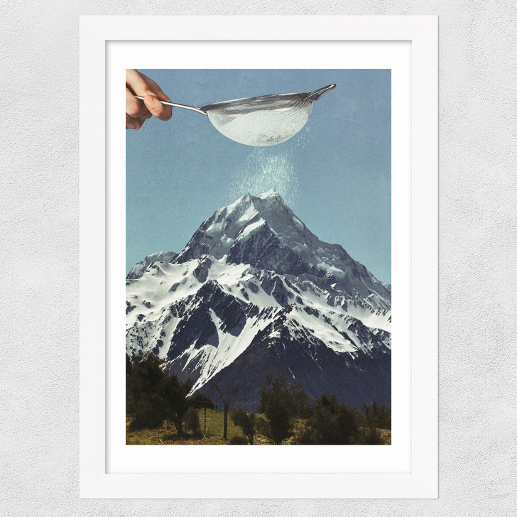 Sifted Summit Wide White Frame Sifted Summit Wide White Frame