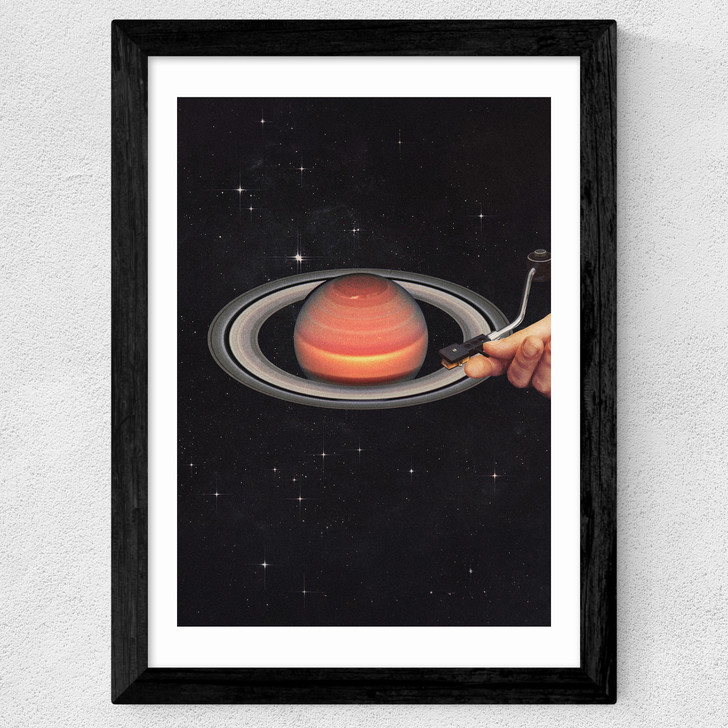 Galactic DJ Wide Black Frame