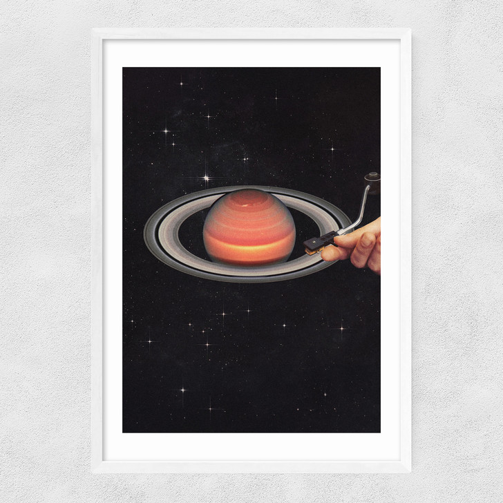 Galactic DJ Narrow White Frame