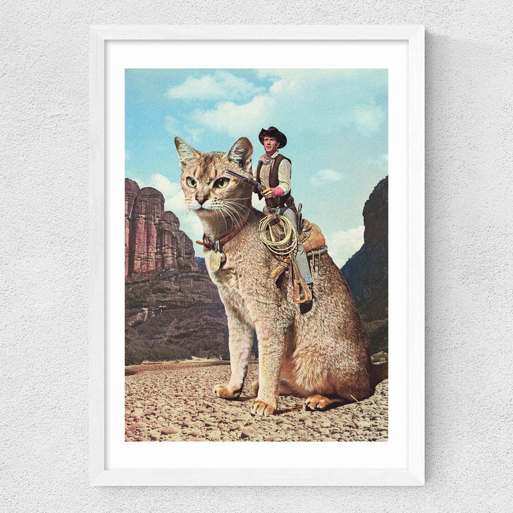 Cat Lone Ranger Medium White Frame