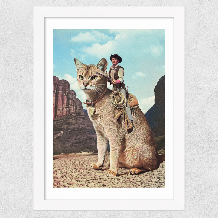 Cat Lone Ranger Wide White Frame