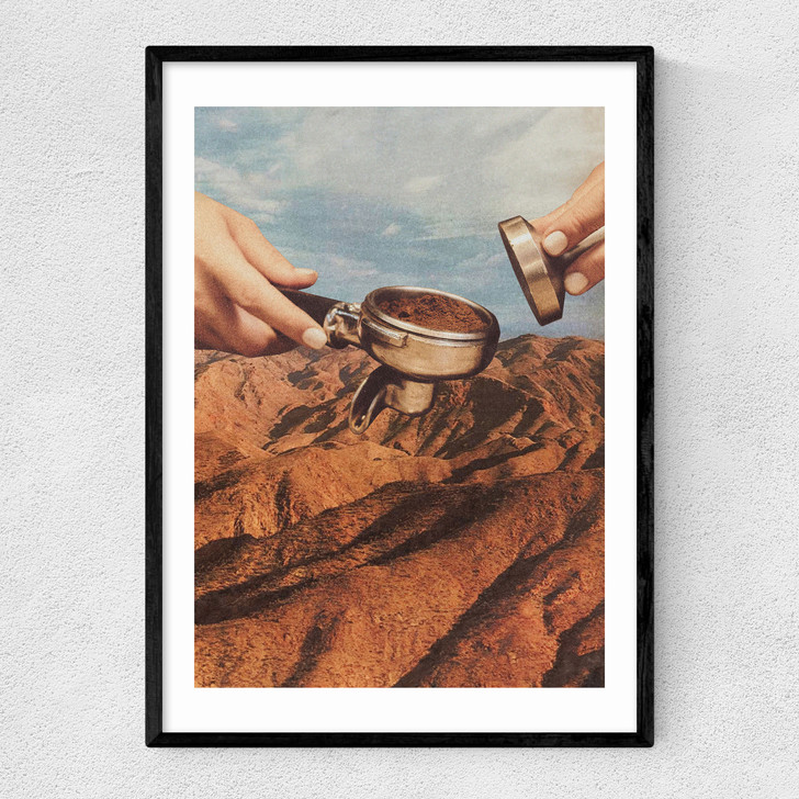 Barista Coffee County Narrow Black Frame Barista Coffee County Narrow Black Frame