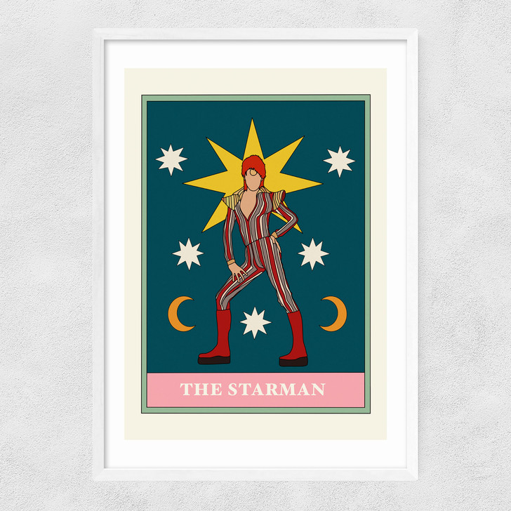 The Starman Narrow White Frame The Starman Narrow White Frame