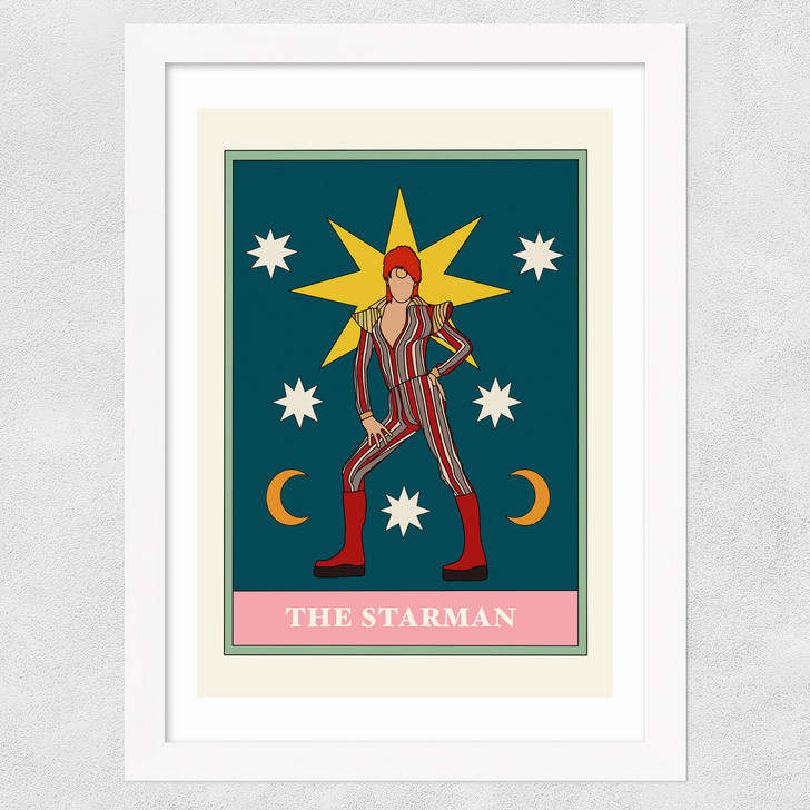 The Starman Wide White Frame The Starman Wide White Frame