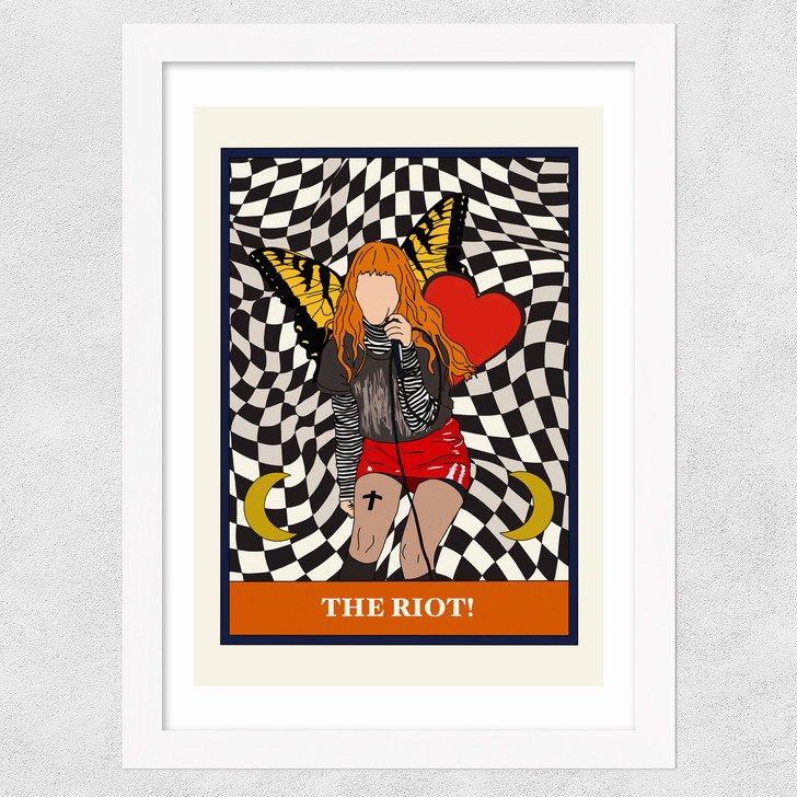 The Riot Wide White Frame The Riot Wide White Frame
