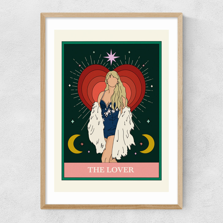 The Lover Narrow Oak Frame