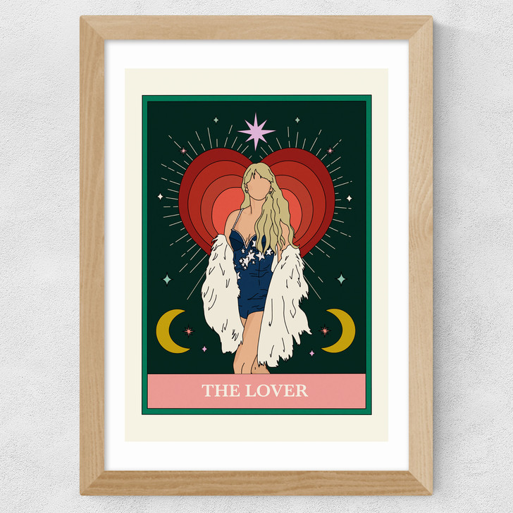 The Lover Wide Oak Frame