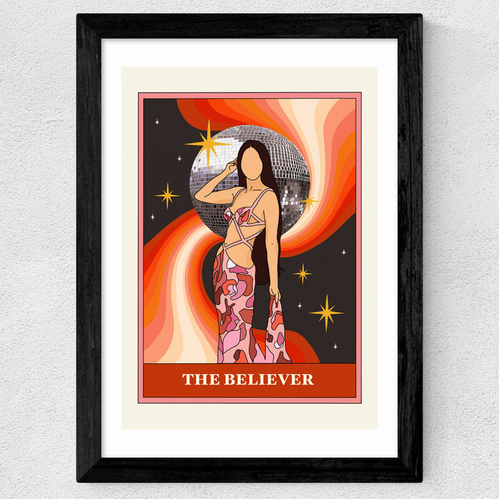 The Believer Wide Black Frame The Believer Wide Black Frame