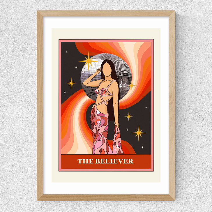 The Believer Medium Oak Frame The Believer Medium Oak Frame
