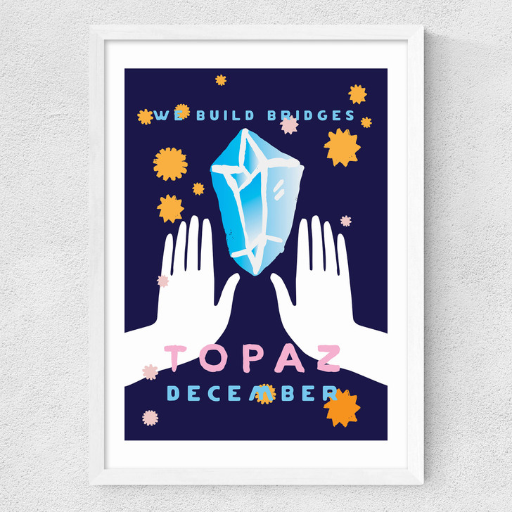 Topaz Medium White Frame Topaz Medium White Frame