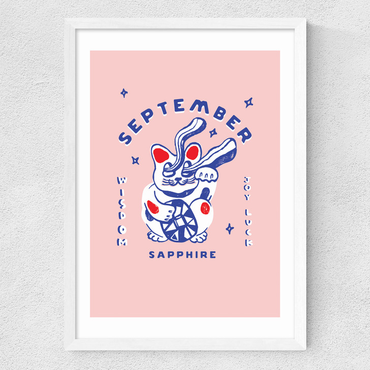 Sapphire Medium White Frame