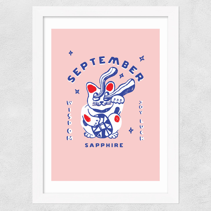 Sapphire Wide White Frame