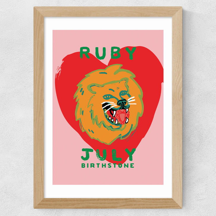 Ruby Wide Oak Frame Ruby Wide Oak Frame