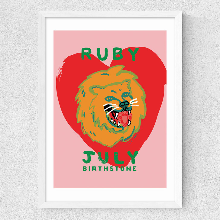 Ruby Medium White Frame Ruby Medium White Frame