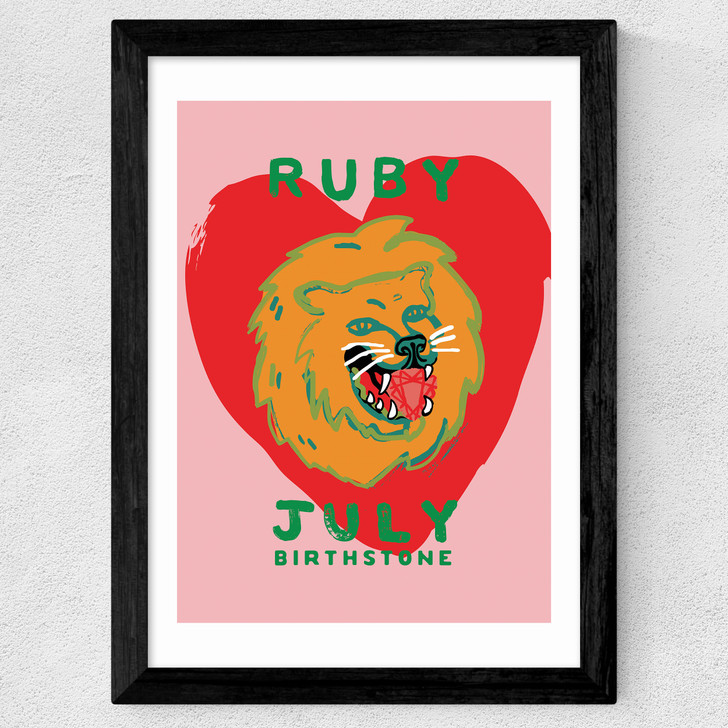 Ruby Wide Black Frame