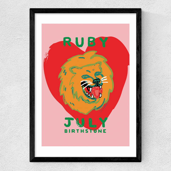 Ruby Medium Black Frame