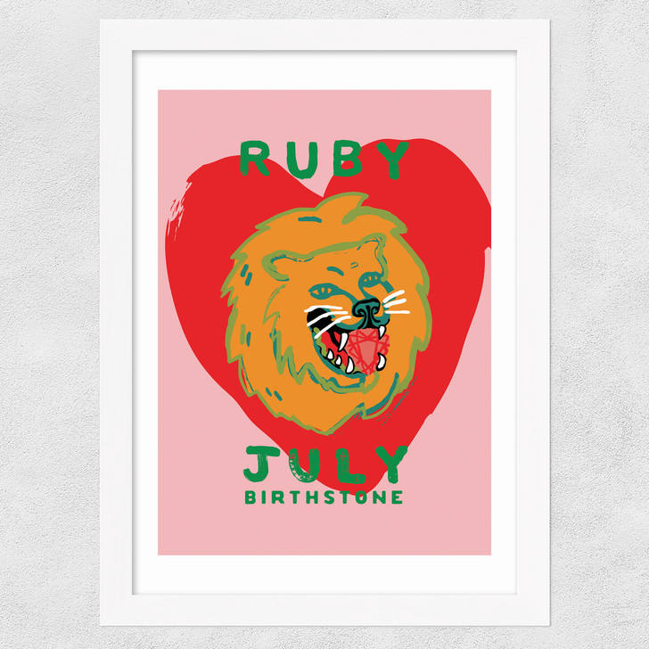 Ruby Wide White Frame
