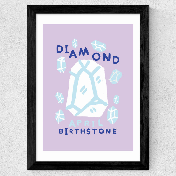 Diamond Wide Black Frame